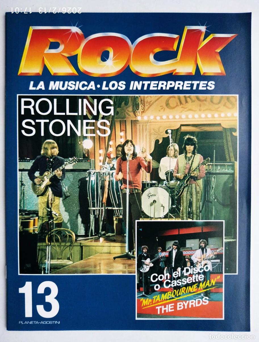 Revistas de m&uacute;sica: ROLLING STONES. ROD STEWART. BEATLES. FASC&Iacute;CULO DE ROCK. N&ordm; 13.