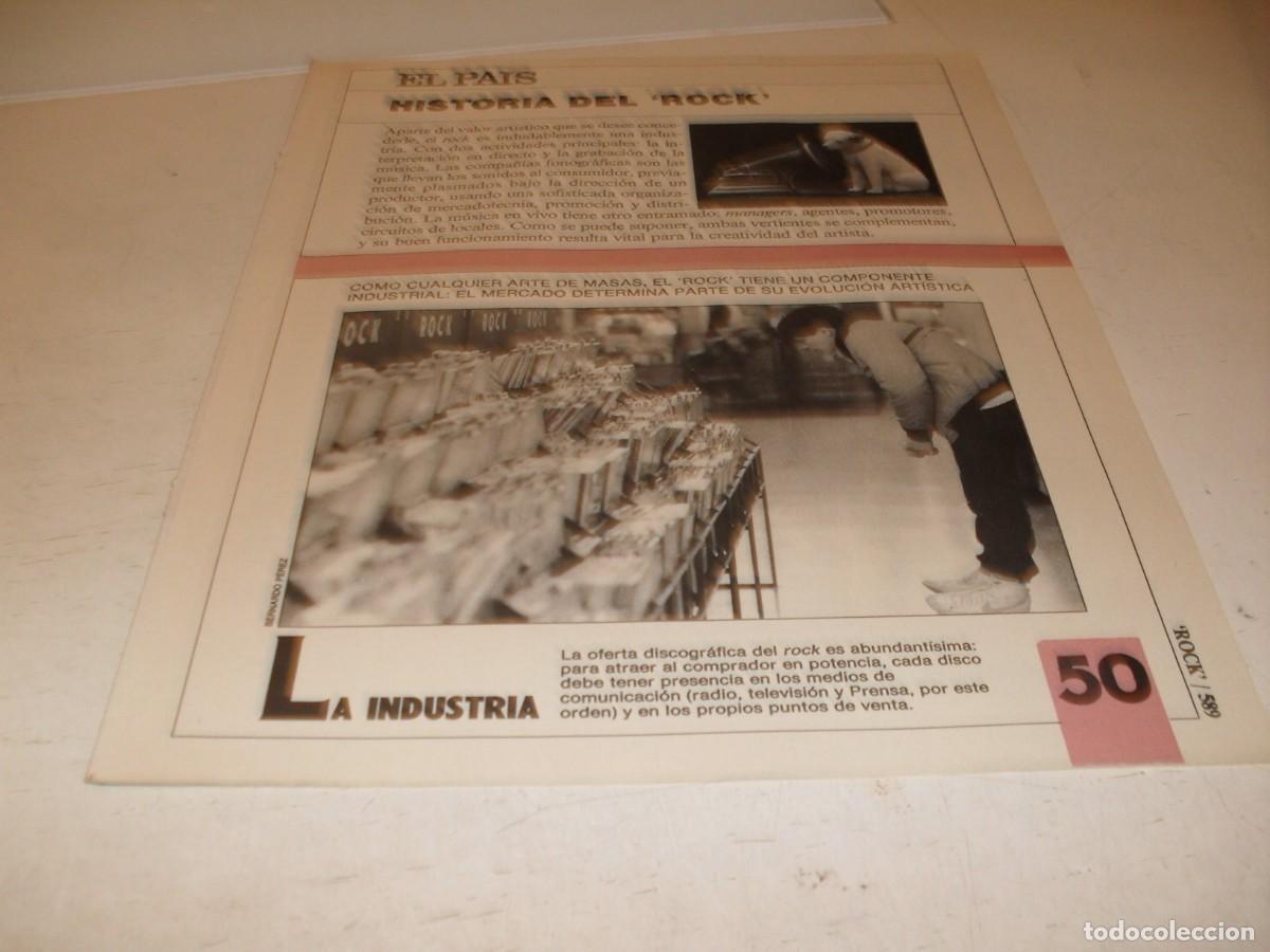 Revistas de m&uacute;sica: SUPLEMENTO DOMINCIAL EL PAIS:HISTORIA DEL ROCK,N&ordm; 50,LA INDUSTRIA,DE 53,A&Ntilde;OS 80