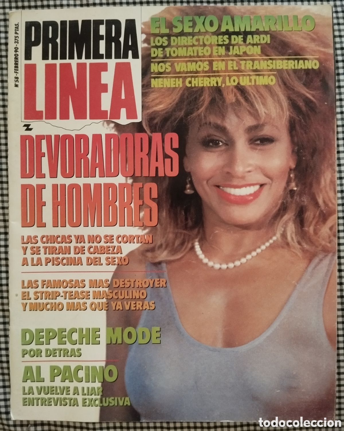 Revistas de m&uacute;sica: Tina Turner - Primera Linea