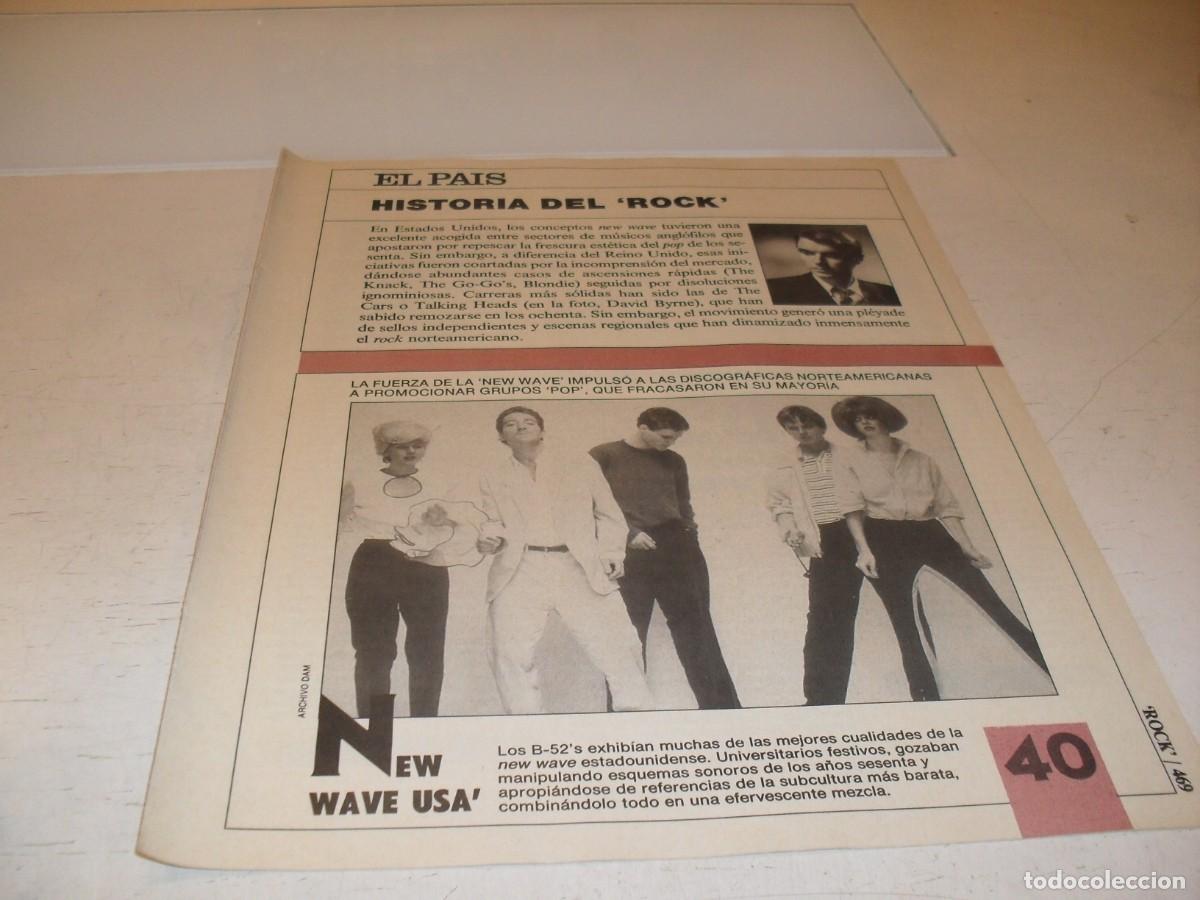 Revistas de m&uacute;sica: SUPLEMENTO DOMINICAL EL PAIS:HISTORIA DEL ROCK,N&ordm; 40,NEW WAVE USA,DE 53,A&Ntilde;OS 80