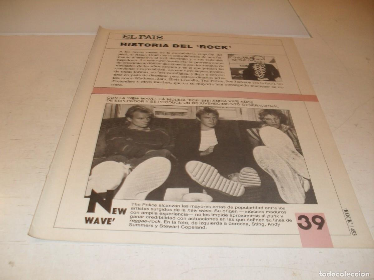 Revistas de m&uacute;sica: SUPLEMENTO DOMINICAL EL PAIS:HISTORIA DEL ROCK,N&ordm; 39,NEW WAVE,DE 53,A&Ntilde;OS 80