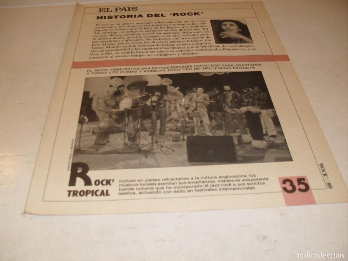 Revistas de m&uacute;sica: SUPLEMENTO DOMINICAL EL PAIS:HISTORIA DEL ROCK,N&ordm; 35,ROCK TROPICAL,DE 53,A&Ntilde;OS 80