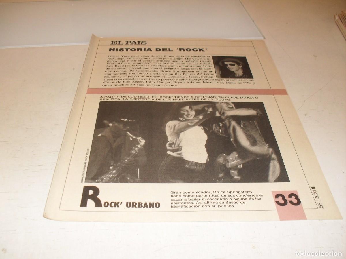 Revistas de m&uacute;sica: SUPLEMENTO DOMINICAL EL PAIS:HISTORIA DEL ROCK,N&ordm; 33,ROCK URBANO,DE 53,A&Ntilde;OS 80