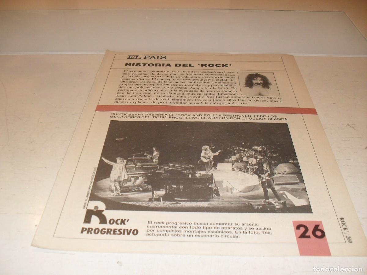 Revistas de m&uacute;sica: SUPLEMENTO DOMINICAL EL PAIS:HISTORIA DEL ROCK,N&ordm; 26,ROCK PROGRESIVO,DE 53,A&Ntilde;OS 80