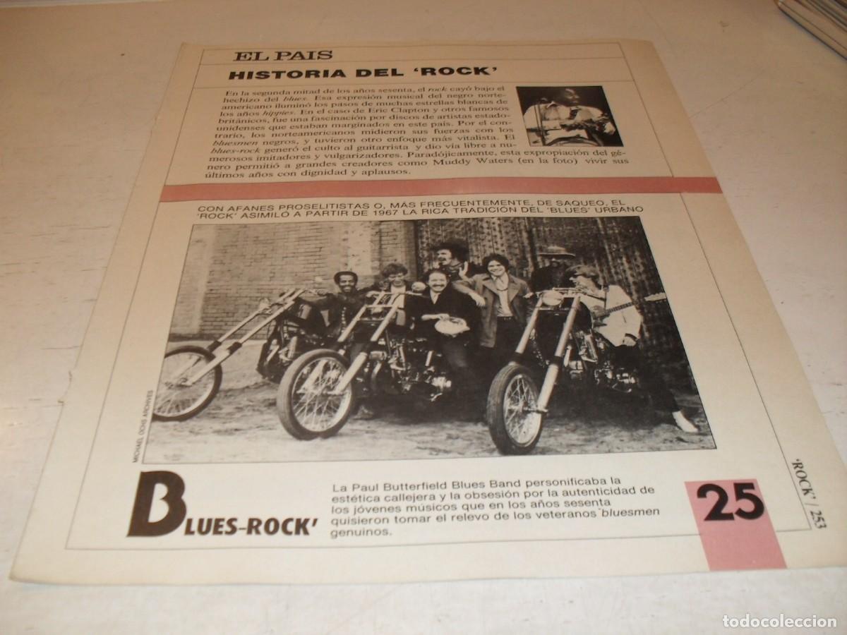 Revistas de m&uacute;sica: SUPLEMENTO DOMINICAL EL PAIS:HISTORIA DEL ROCK,N&ordm; 25,BLUES ROCK,DE 53,A&Ntilde;OS 80