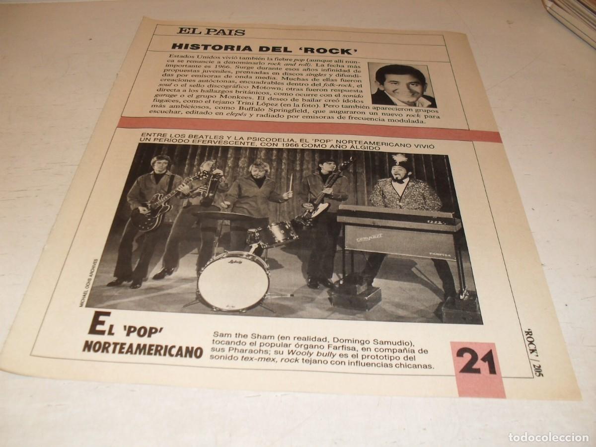 Revistas de m&uacute;sica: SUPLEMENTO DOMINICAL EL PAIS:HISTORIA DEL ROCK,N&ordm; 21,EL POP NORTEAMERICANO,DE 53,A&Ntilde;OS 80