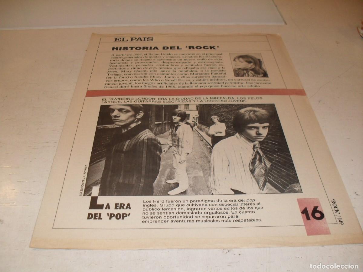 Revistas de m&uacute;sica: SUPLEMENTO DOMINICAL EL PAIS:HISTORIA DEL ROCK,N&ordm; 16,LA ERA DEL POP,DE 53,A&Ntilde;OS 80
