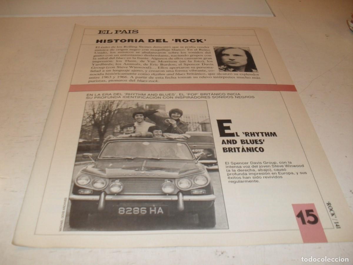 Revistas de m&uacute;sica: SUPLEMENTO DOMINICAL EL PAIS:HISTORIA DEL ROCK,N&ordm; 15,RHYTHM AND BLUES BRITANICO,DE 53,A&Ntilde;OS 80