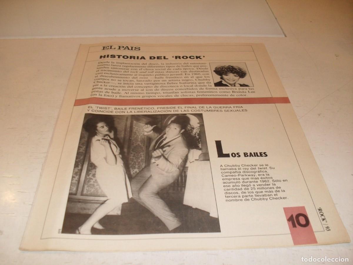 Revistas de m&uacute;sica: SUPLEMENTO DOMINICAL EL PAIS:HISTORIA DEL ROCK,N&ordm; 11,LOS BAILES,DE 53,A&Ntilde;OS 80