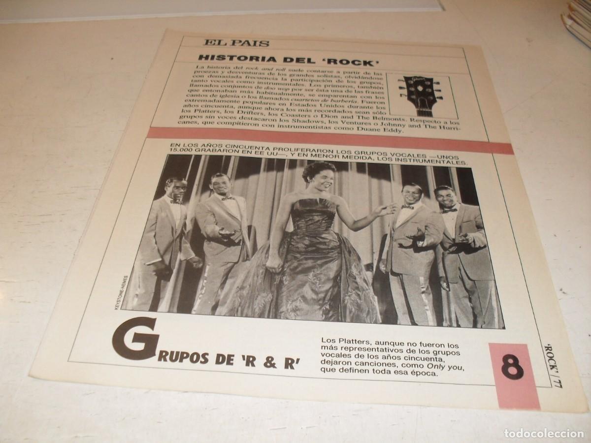 Revistas de m&uacute;sica: SUPLEMENTO DOMINICAL EL PAIS:HISTORIA DEL ROCK,N&ordm; 8,GRUPOS DE R&R,DE 53,A&Ntilde;OS 80