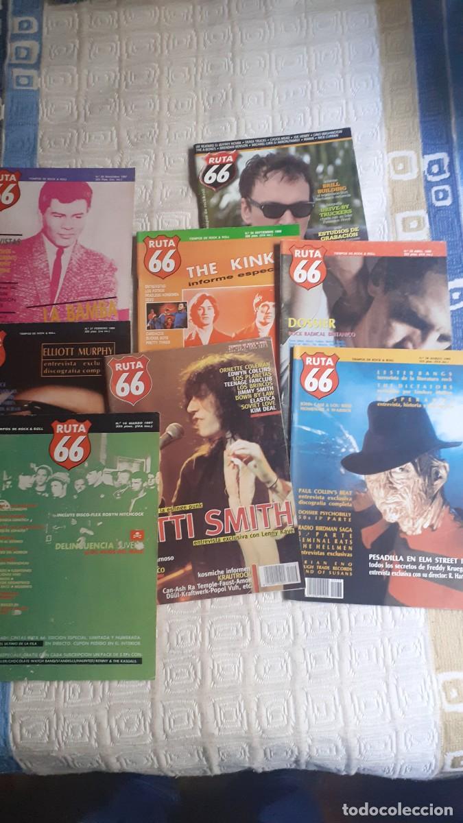 Revistas de m&uacute;sica: lote 8 n&uacute;meros de RUTA 66