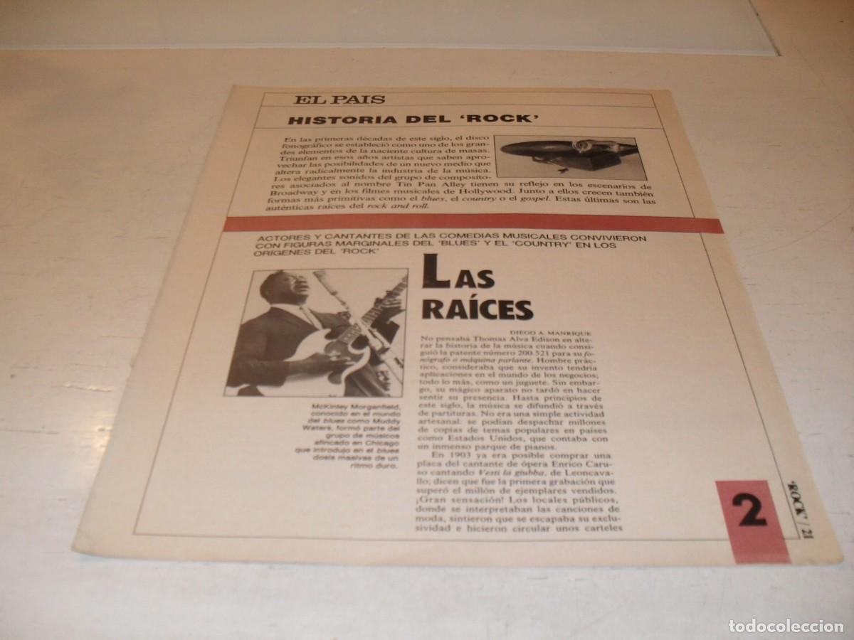 Revistas de m&uacute;sica: SUPLEMENTO DOMINICAL EL PAIS:HISTORIA DEL ROCK,N&ordm; 2,LAS RAICES,DE 53,A&Ntilde;OS 80