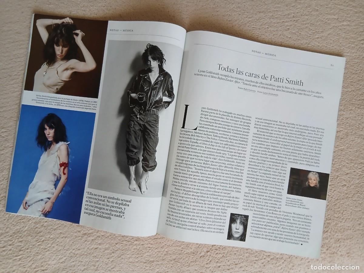 Revistas de m&uacute;sica: PATTI SMITH. Art&iacute;culo de Prensa Revista El Pa&iacute;s