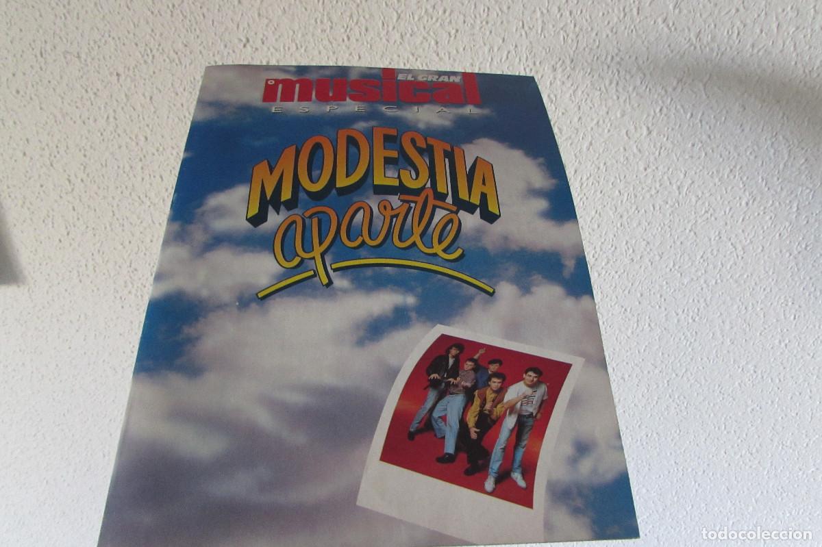 Revistas de m&uacute;sica: EL GRAN MUSICAL ESPECIAL Modestia Aparte. Con p&oacute;ster
