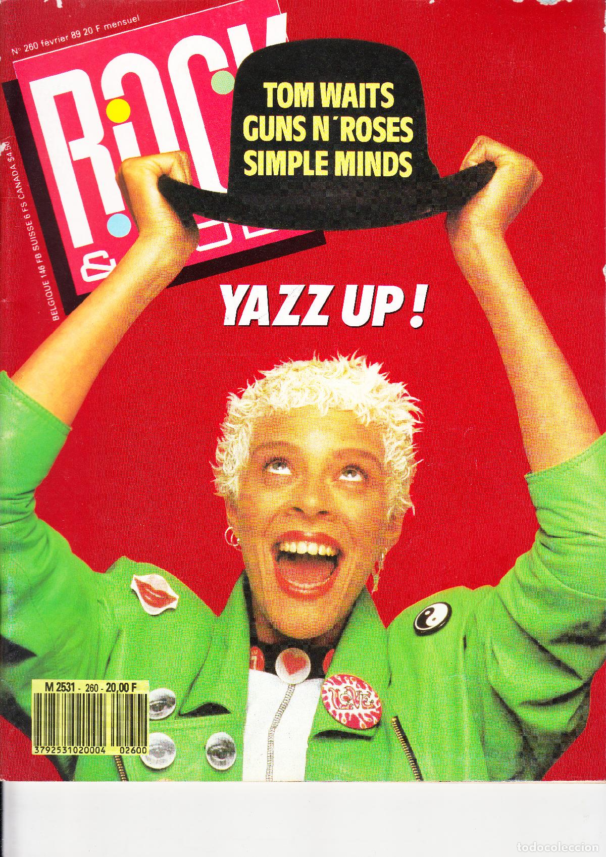 Revistas de m&uacute;sica: ROCK @ FOLK. N&ordm; 260. FEBRERO 1989.