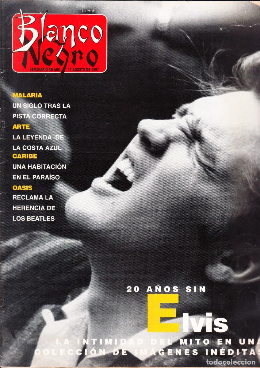 Revistas de m&uacute;sica: REVISTA BLANCO Y NEGRO. AGOSTO 1987. ELVIS PRESLEY. OASIS.