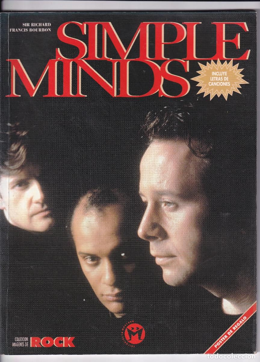 Revistas de m&uacute;sica: REVISTAL MUSICAL.- SIMPLE MINDS. Ed. La Mascara. 64 p&aacute;g.