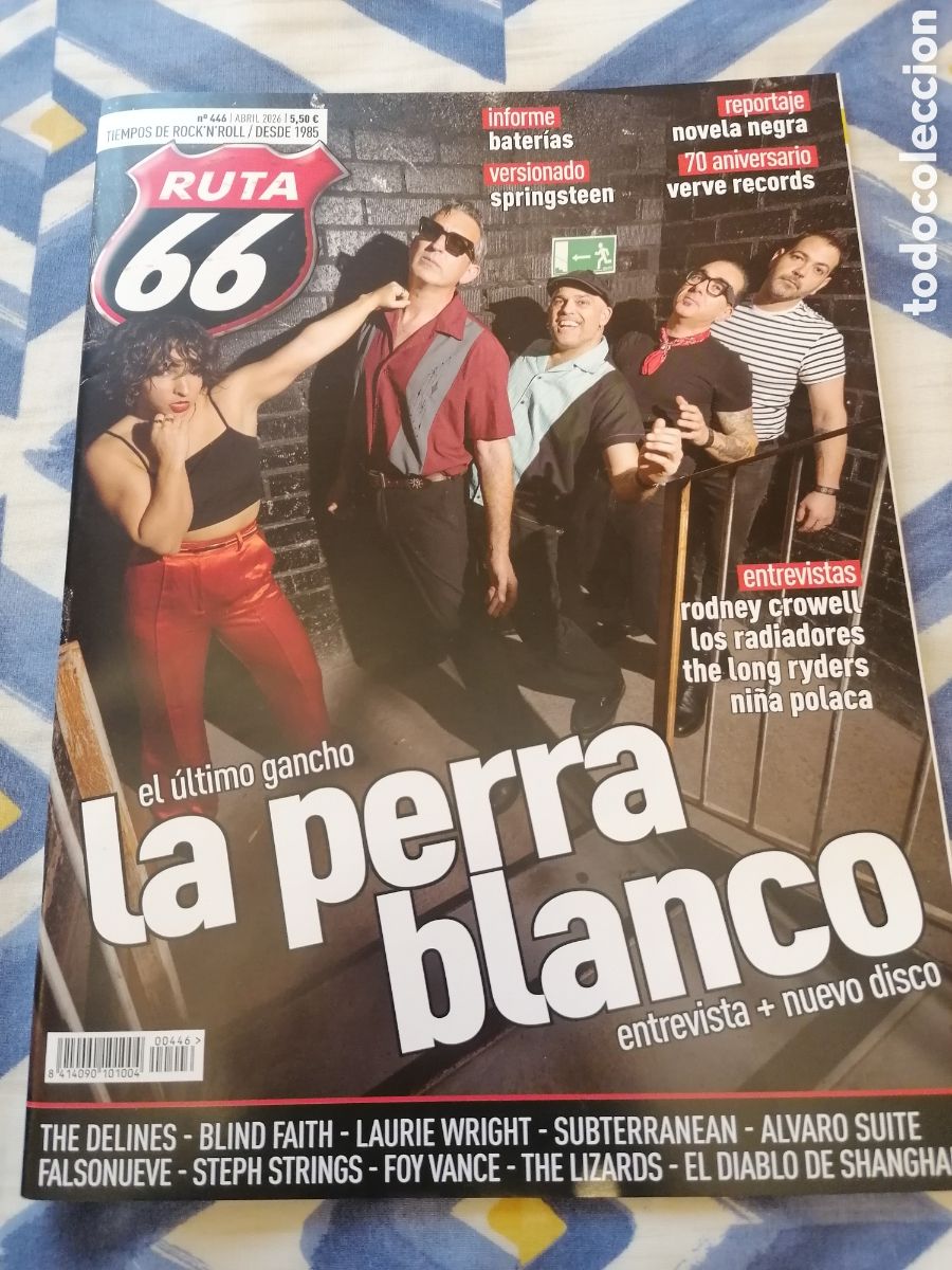 Revistas de m&uacute;sica: Ruta 66 N&ordm; 446.Abril 2026. La Perra Blanco,Rodney Crowell,Blind Faith,Long Ryders,Verve Records...