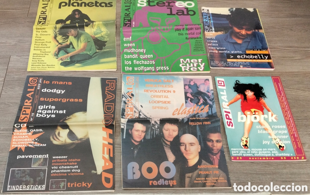 Revistas de m&uacute;sica: Lote 6 revistas Espiral 1995