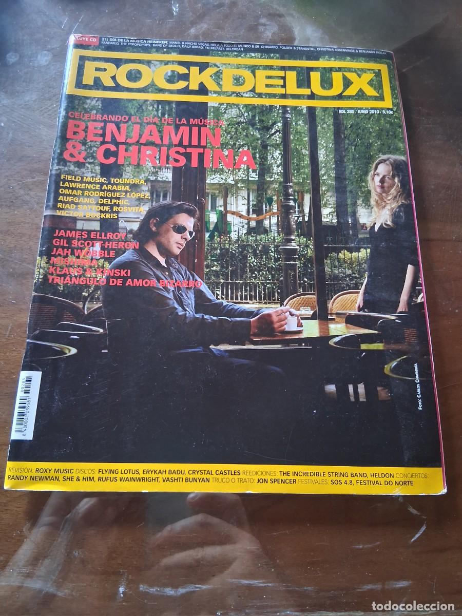 Revistas de m&uacute;sica: Revista m&uacute;sica Rockdelux rock 285 James Ellroy Gil Scott Hern&aacute;ndez Tri&aacute;ngulo amor bizarro