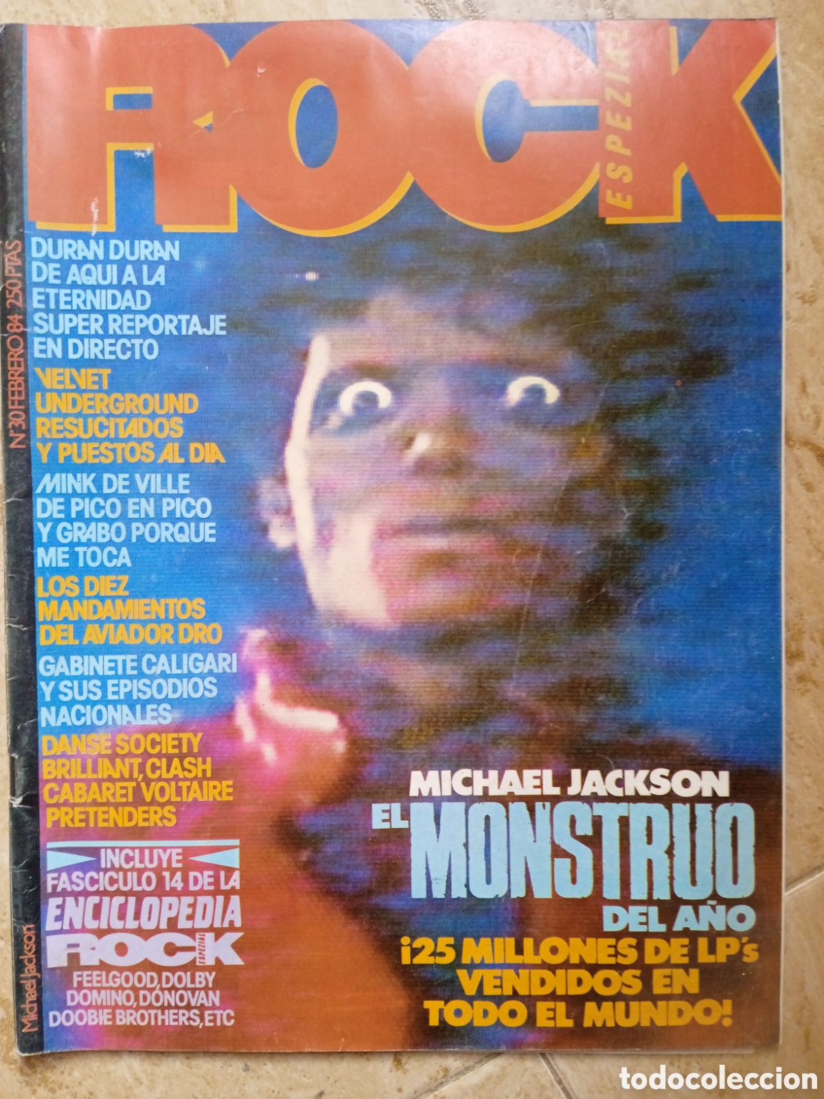 Revistas de m&uacute;sica: Revista Rock Espezial n&deg; 30 Michael Jackson Gabinete Caligari