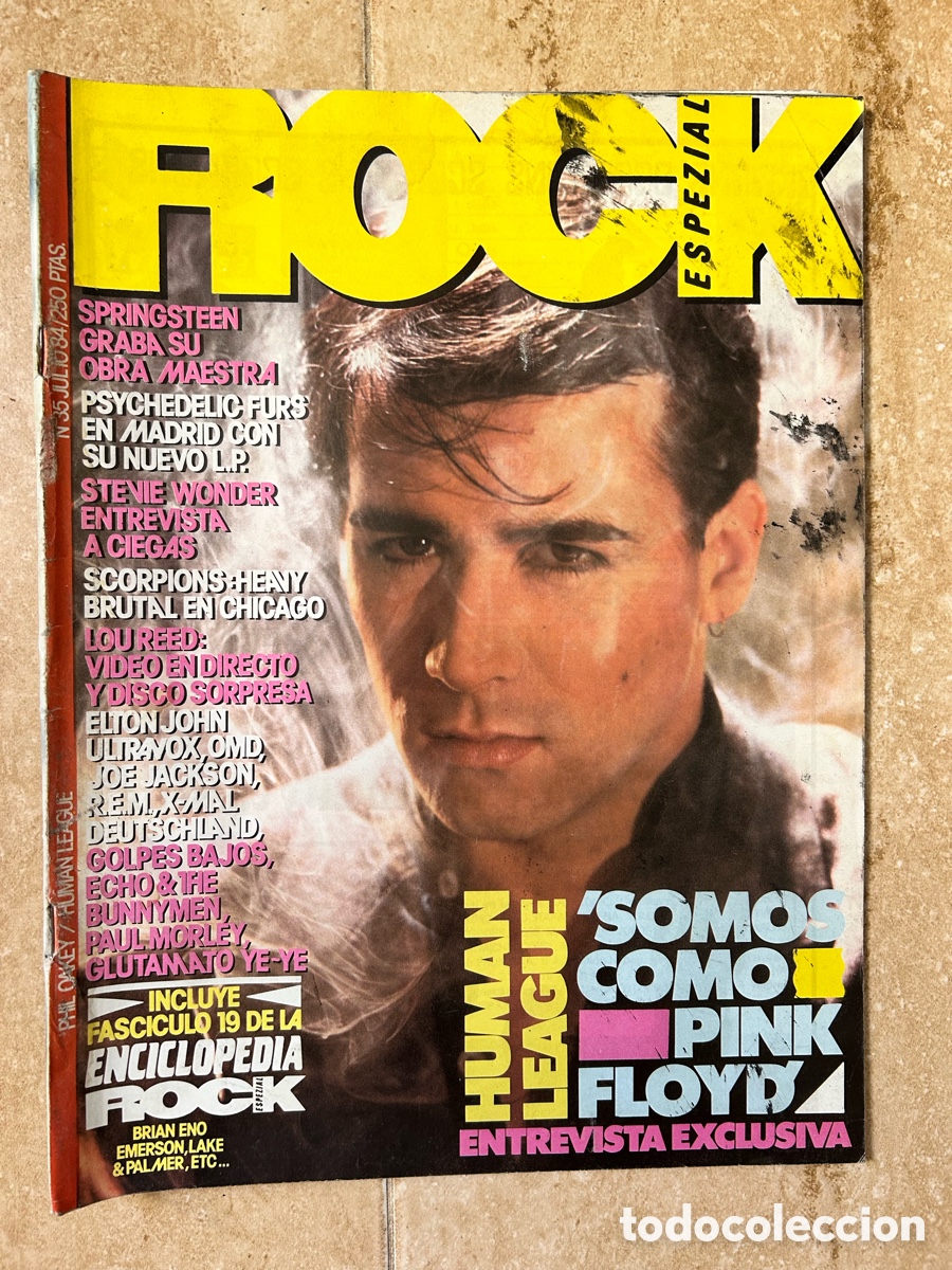 Revistas de m&uacute;sica: Revista Rock n&ordm;35 julio 1984