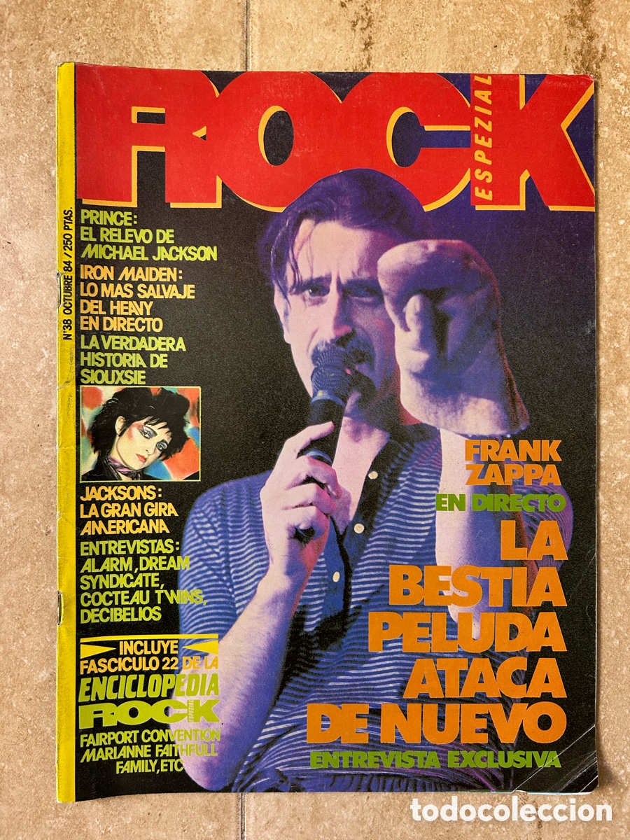 Revistas de m&uacute;sica: Revista Rock n&ordm;38 octubre 1984