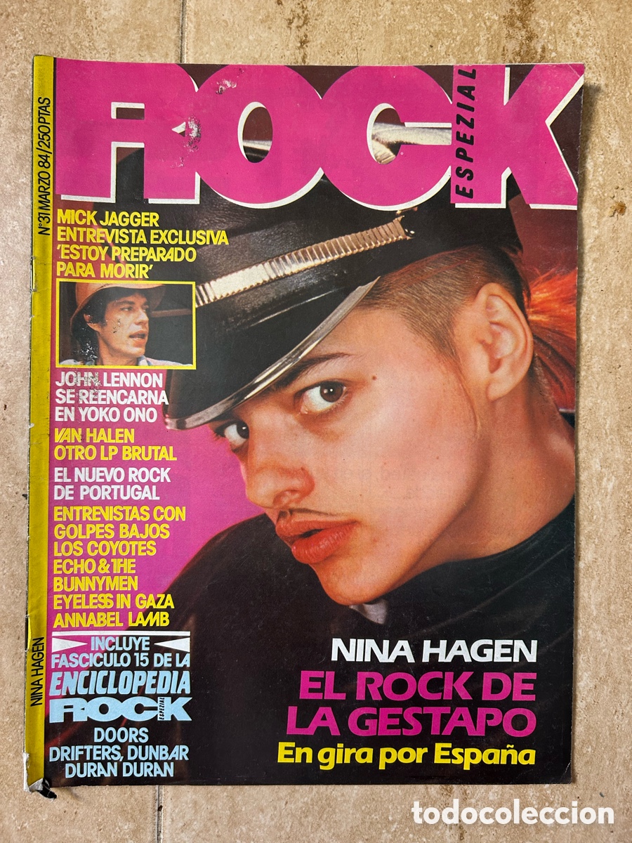 Revistas de m&uacute;sica: Revista Rock n&ordm;31 marzo 1984