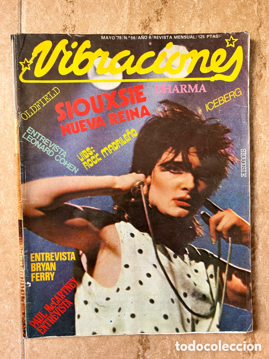 Revistas de m&uacute;sica: Revista Vibraciones mayo 1979 n&ordm;56