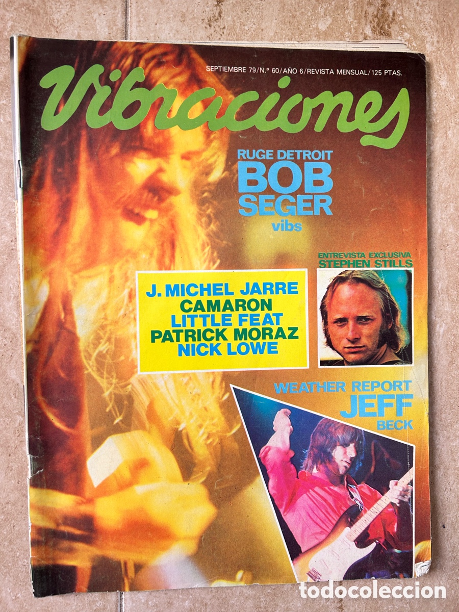 Revistas de m&uacute;sica: Revista Vibraciones septiembre 1979 n&ordm;60