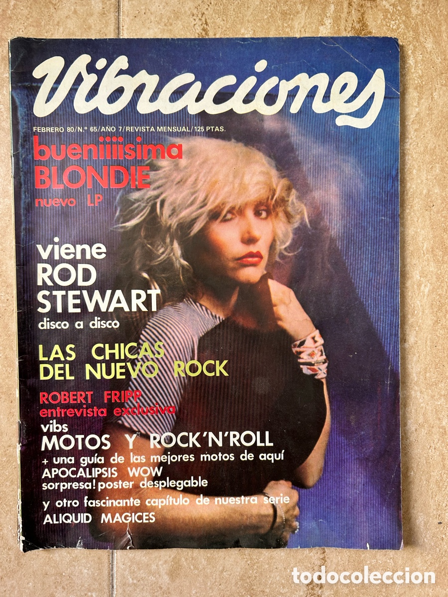 Revistas de m&uacute;sica: Revista Vibraciones febrero 1980 n&ordm;65
