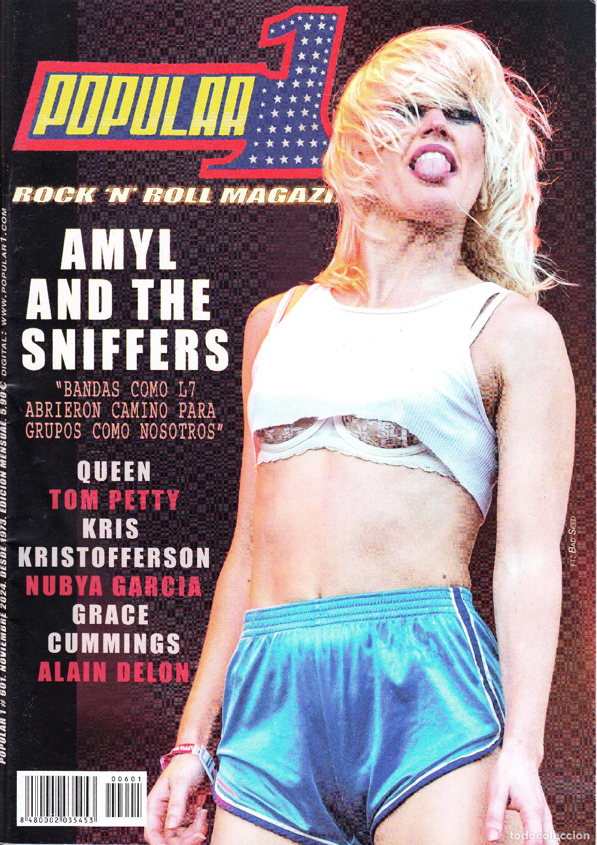 Revistas de m&uacute;sica: POPULAR 1. N&ordm; 601. NOVIEMBRE 2024. AMYL AND THE SNIFFERS, QUEEN, TOM PETTY...