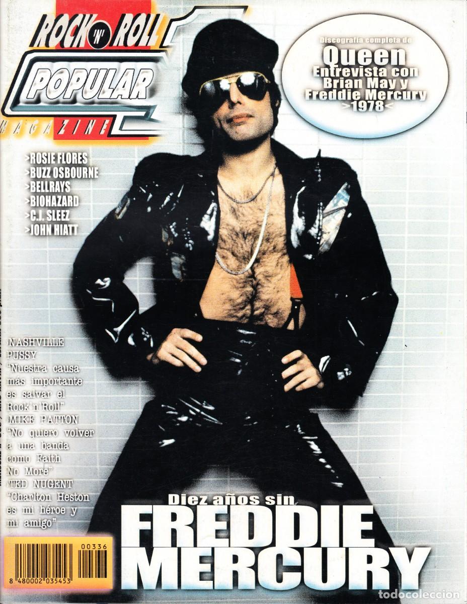 Revistas de m&uacute;sica: POPULAR 1. N&ordm; 336. QUEEN, ROSIE FLORES, BUZZ OSBOURNE, THE BELLRAYS, JOHN HIATT...