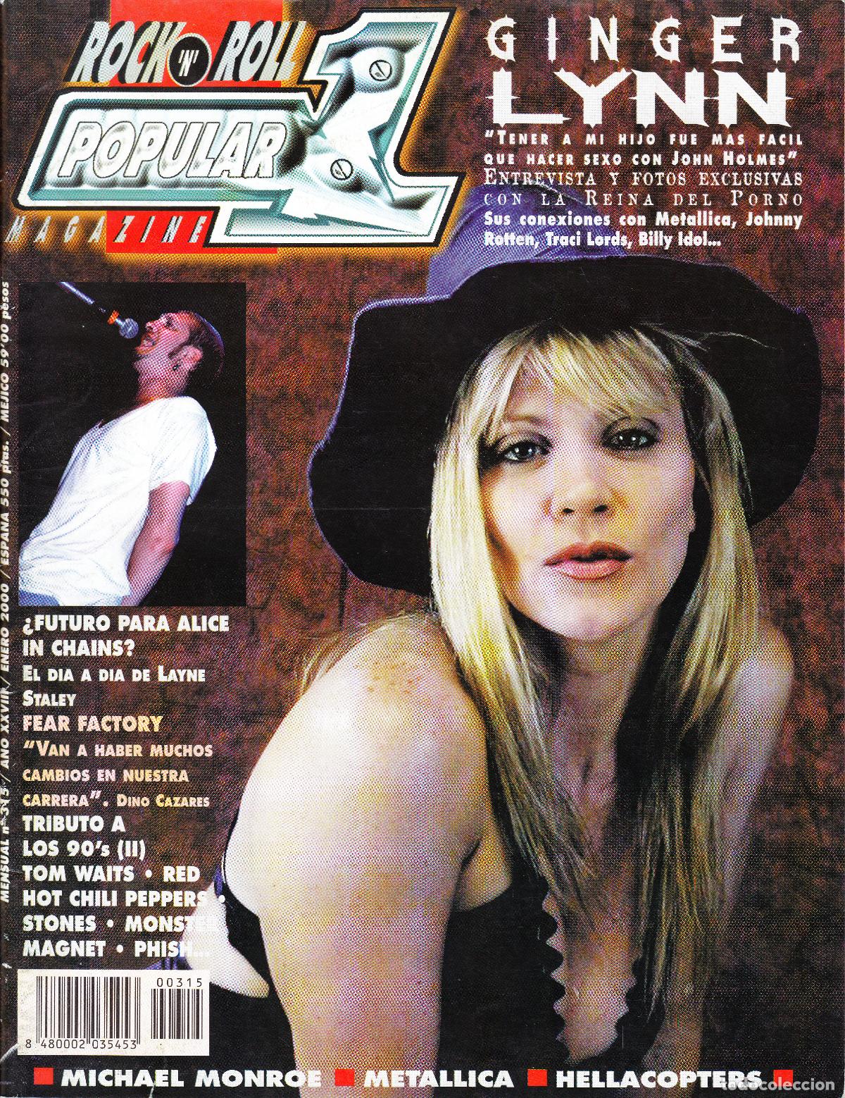Revistas de m&uacute;sica: POPULAR 1. N&ordm; 315. GINGER LYNN. ALICE IN CHAINS, FEAR FACTORY, MICHAEL MONROE, HELLACOPTERS