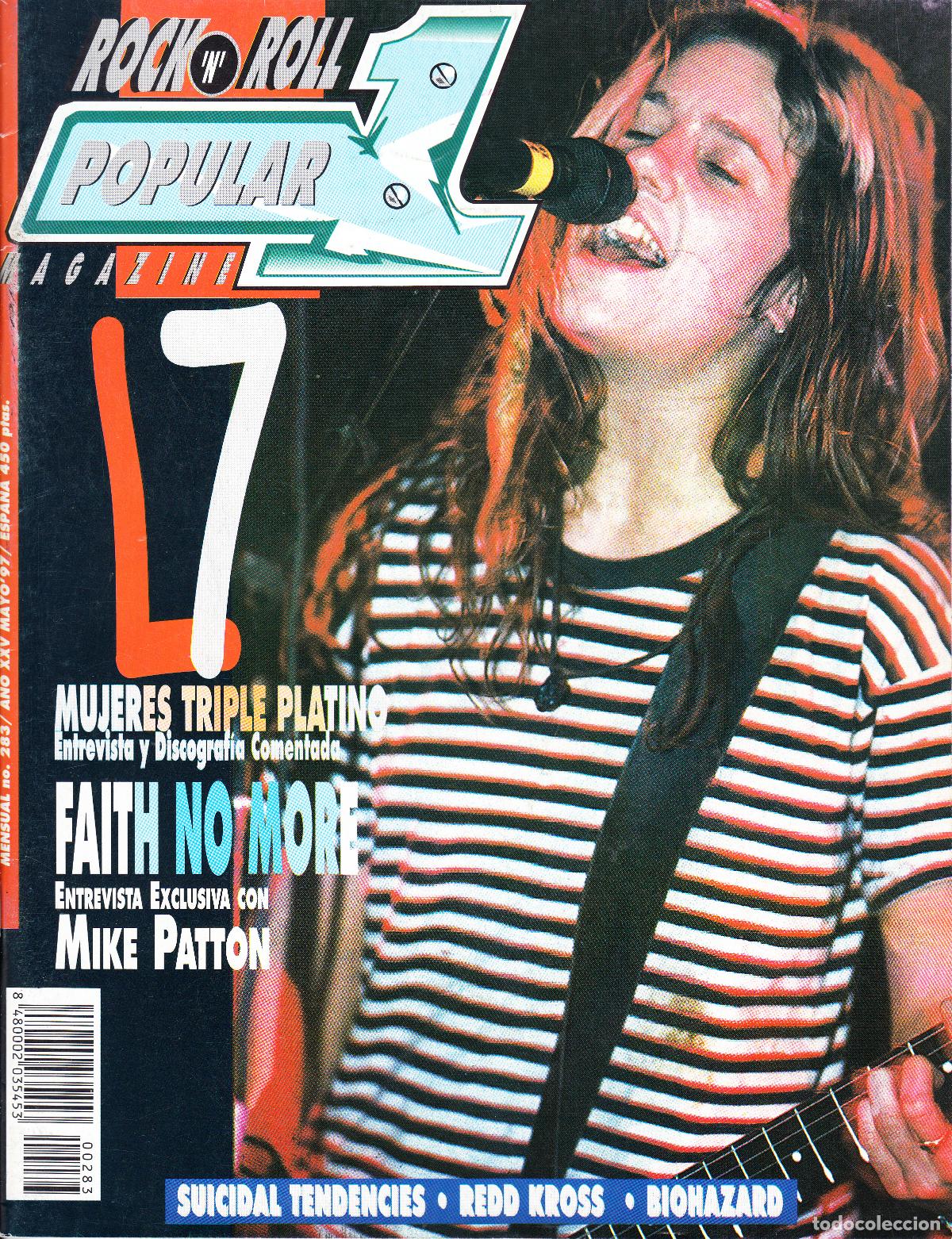 Revistas de m&uacute;sica: POPULAR 1. N&ordm; 283. DOSSIER MUJERES TRIPLE PLATINO, FAITH NO MORE, MIKE PATTON, BIOHAZARD