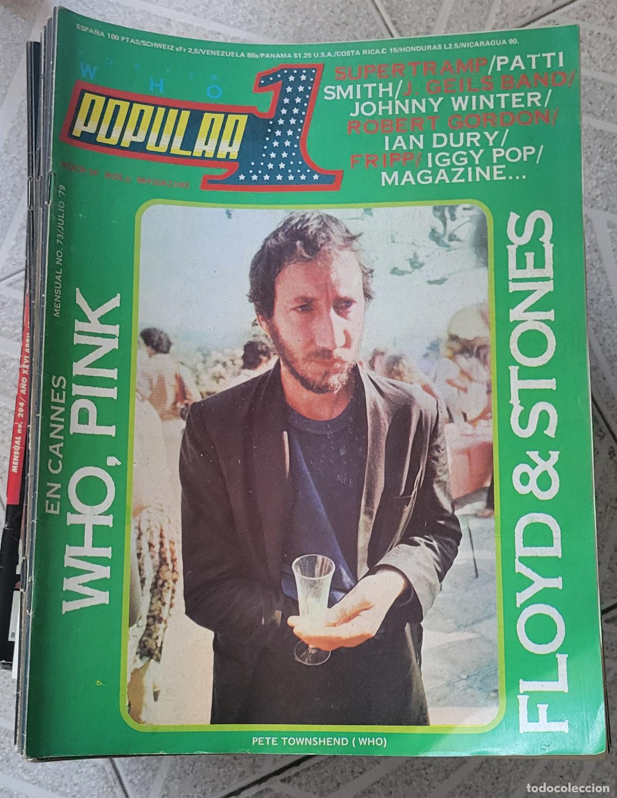 Revistas de m&uacute;sica: lote revista musica 48 numeros rock heavy pop popular 1 popular1