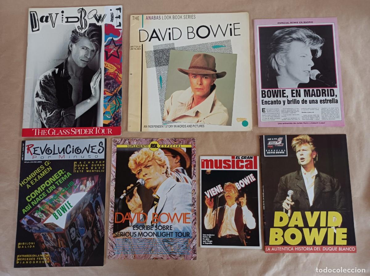 Revistas de m&uacute;sica: REVISTAS CON ART&Iacute;CULOS DE DAVID BOWIE - BOOL SERIES THE GLASS SPIDER TOUR REVOLUCIONES GRAN MUSICAL