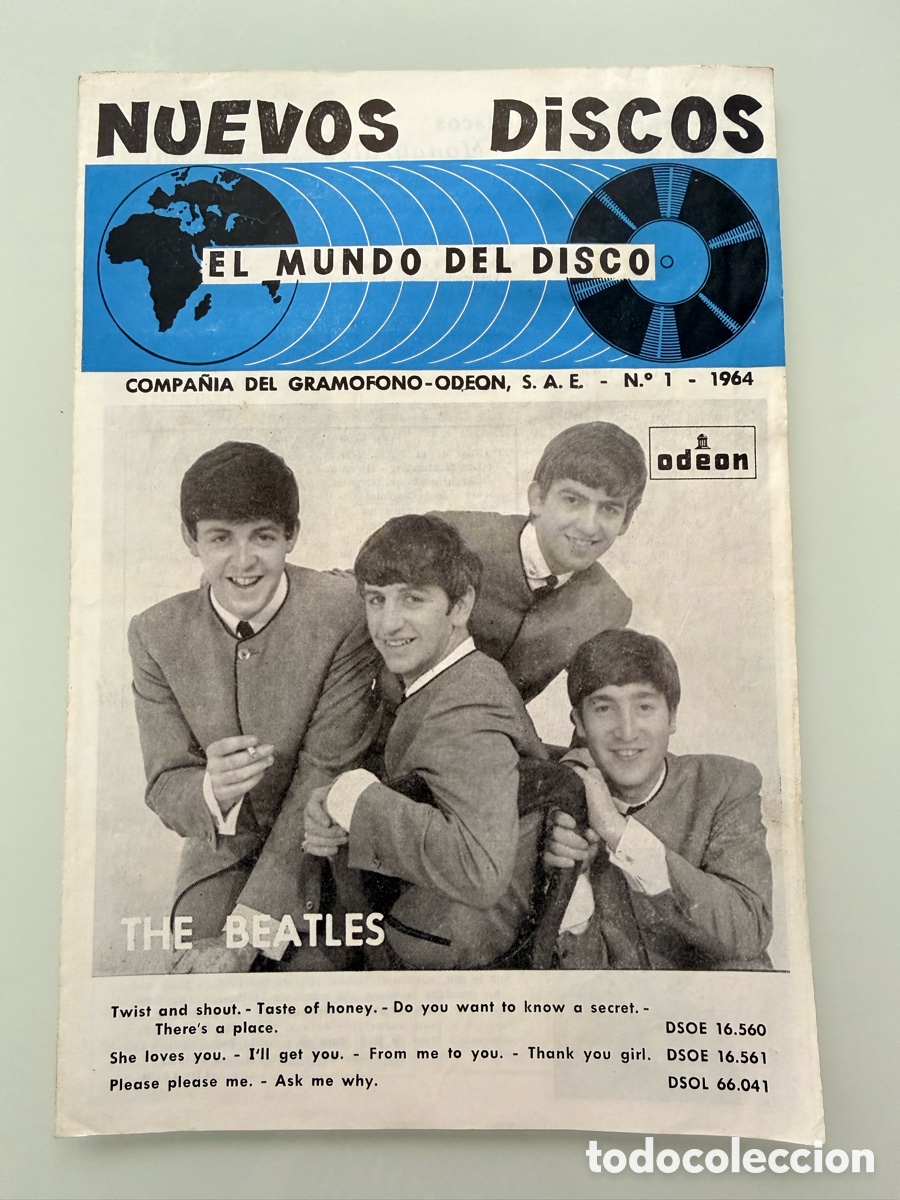 Revistas de m&uacute;sica: Cat&aacute;logo Ode&oacute;n n&ordm;1 1964