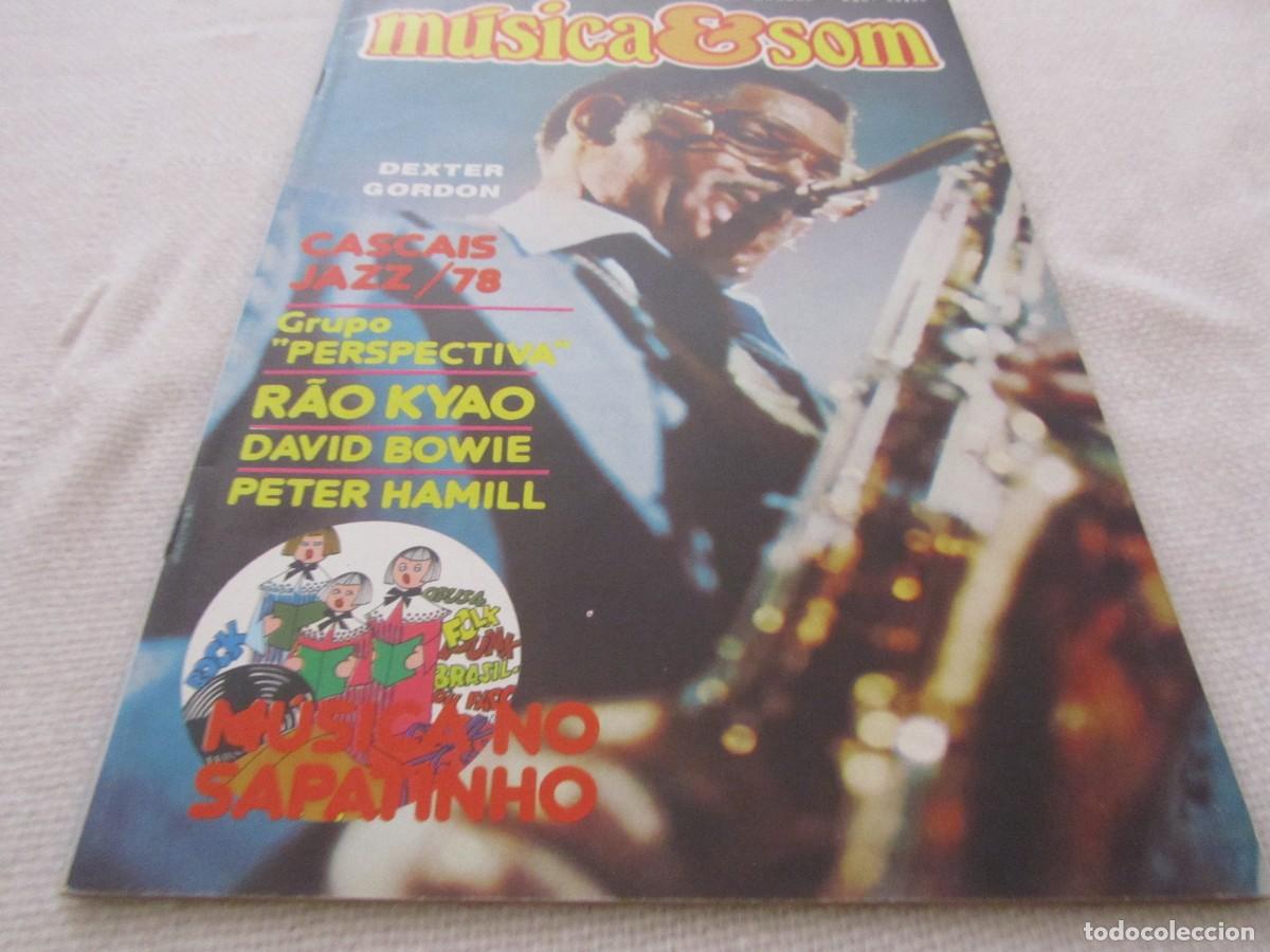 Revistas de m&uacute;sica: DEXTER GORDON,PERSPECTIVA,DAVID BOWIE,PETER HAMILL,CASCAIS JAZZ 78,WHITE MANSIONS,NEW WAVE 78,SHILA