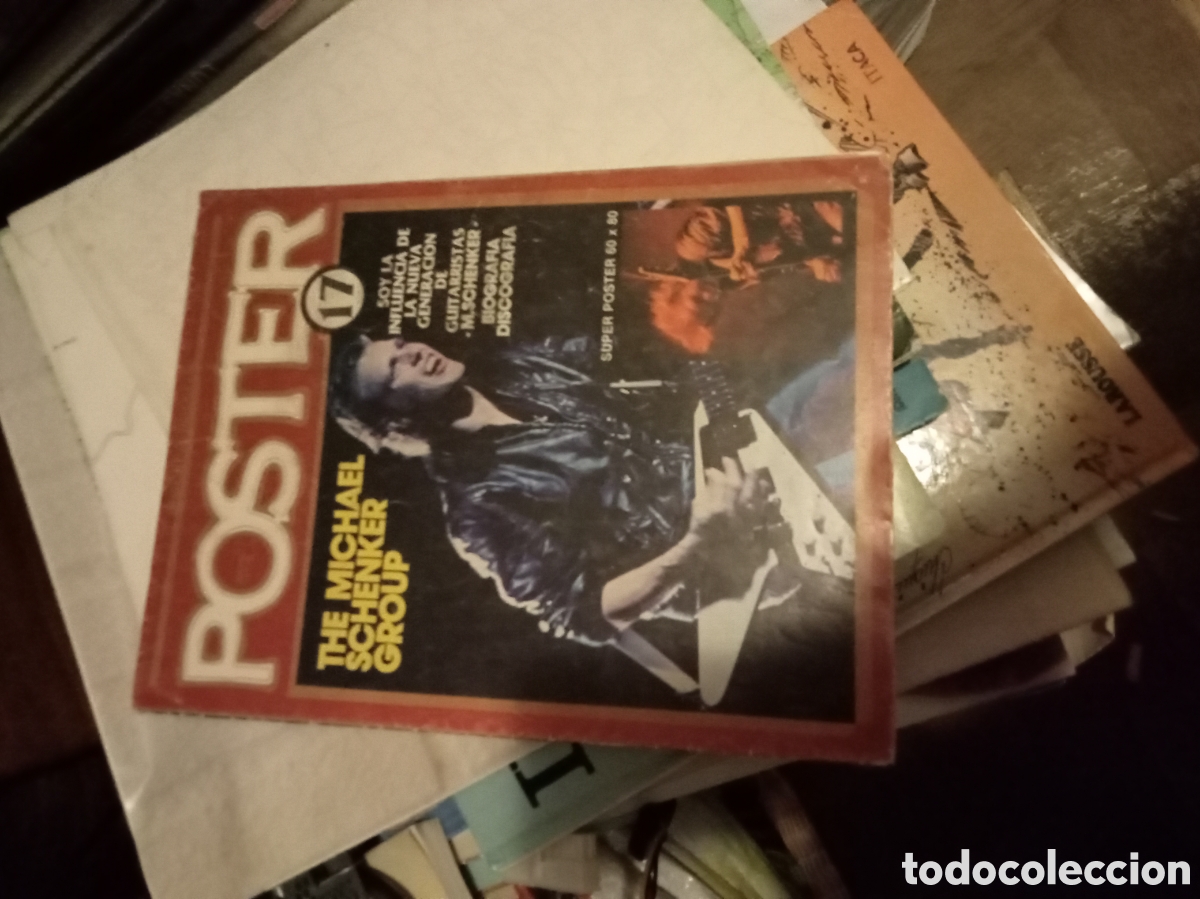 Revistas de m&uacute;sica: Poster 17 Michael Schenker Group