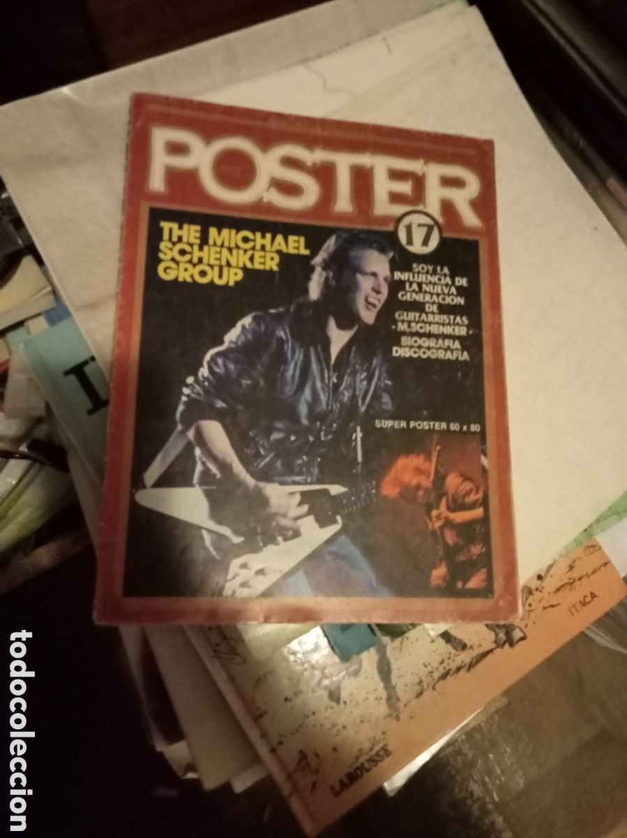 Revistas de m&uacute;sica: Poster 17 Michael Schenker Group