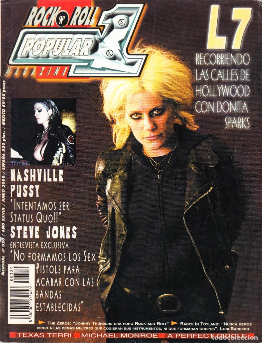Musikzeitschriften: POPULAR 1. N&ordm; 320. L7, NASHVILLE PUSSY, STEVE JONES, TEXAS TERRI, MICHAEL MONROE...