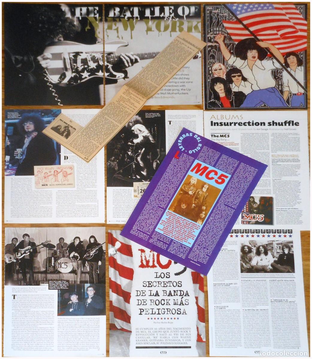 Music magazines: MC5 lote prensa 1970s/00s clippings magazine press articles photos Garage Rock Detroit
