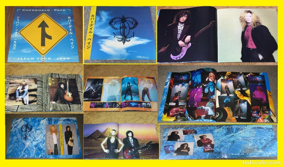 Revistas de m&uacute;sica: David Coverdale / Jimmi Page JAPAN 1993 world tour - programa oficial TOUR BOOK 28 PAGINAS !! EXC