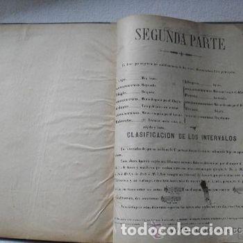 Revistas de m&uacute;sica: Libro Ejercicios Musica Segunda Parte 1930 Metodo Solfeo Lectura Musical Antigua PEIFER