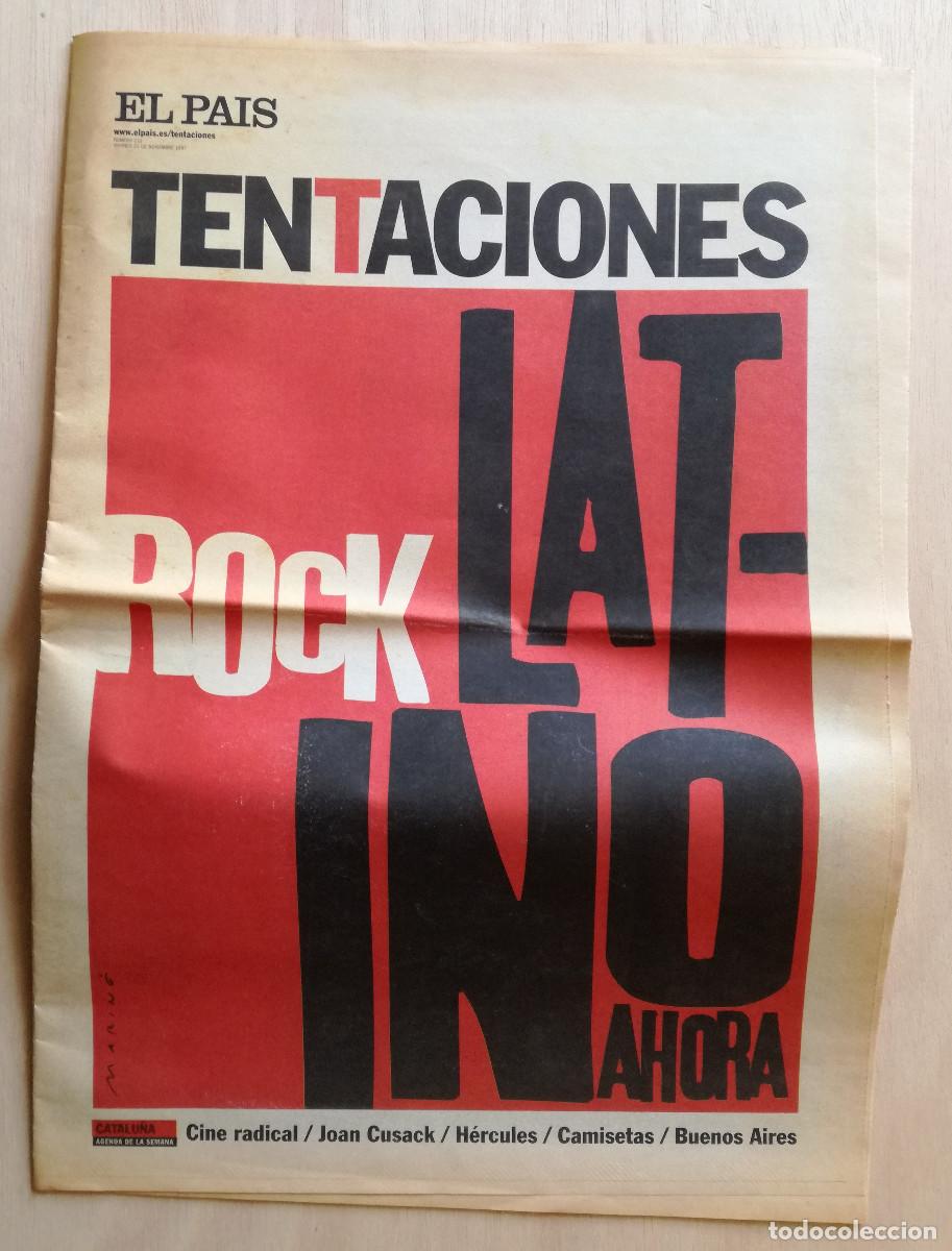 Revistas de m&uacute;sica: EL PAIS TENTACIONES - ESPECIAL ROCK LATINO - PEDIDO MINIMO 7&euro;
