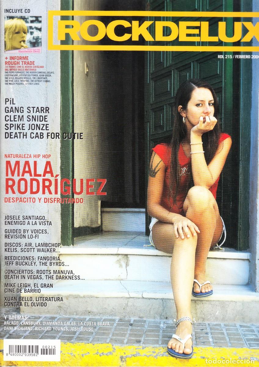 Revistas de m&uacute;sica: ROCK DE LUX. N&ordm; 215. MALA RODRIGUEZ, PIL, GANG STARR, JOSELE SANTIAGO, CLEM SNIDE