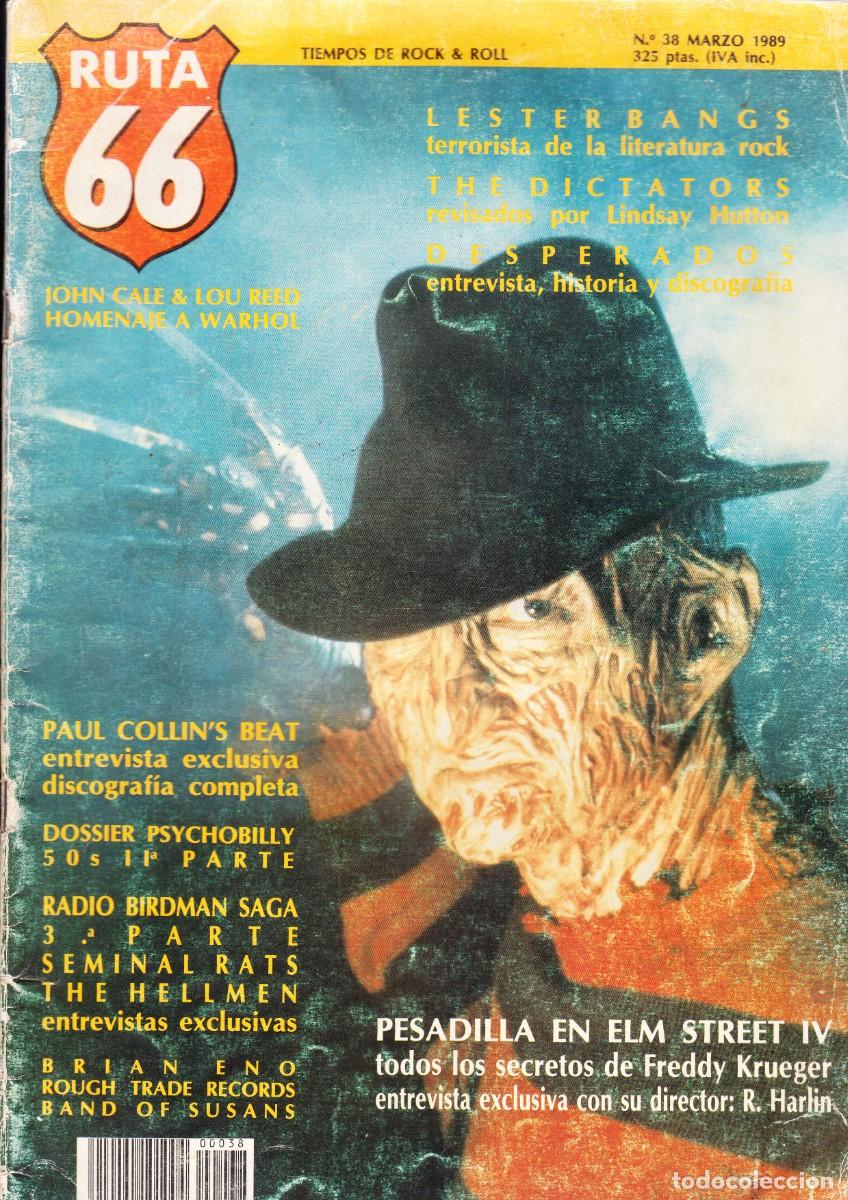 Revistas de m&uacute;sica: RUTA 66. N&ordm; 38. PAUL COLLINS BEAT, LESTERBANGS, THE DICTATORS, DESPERADOS, WARHOL