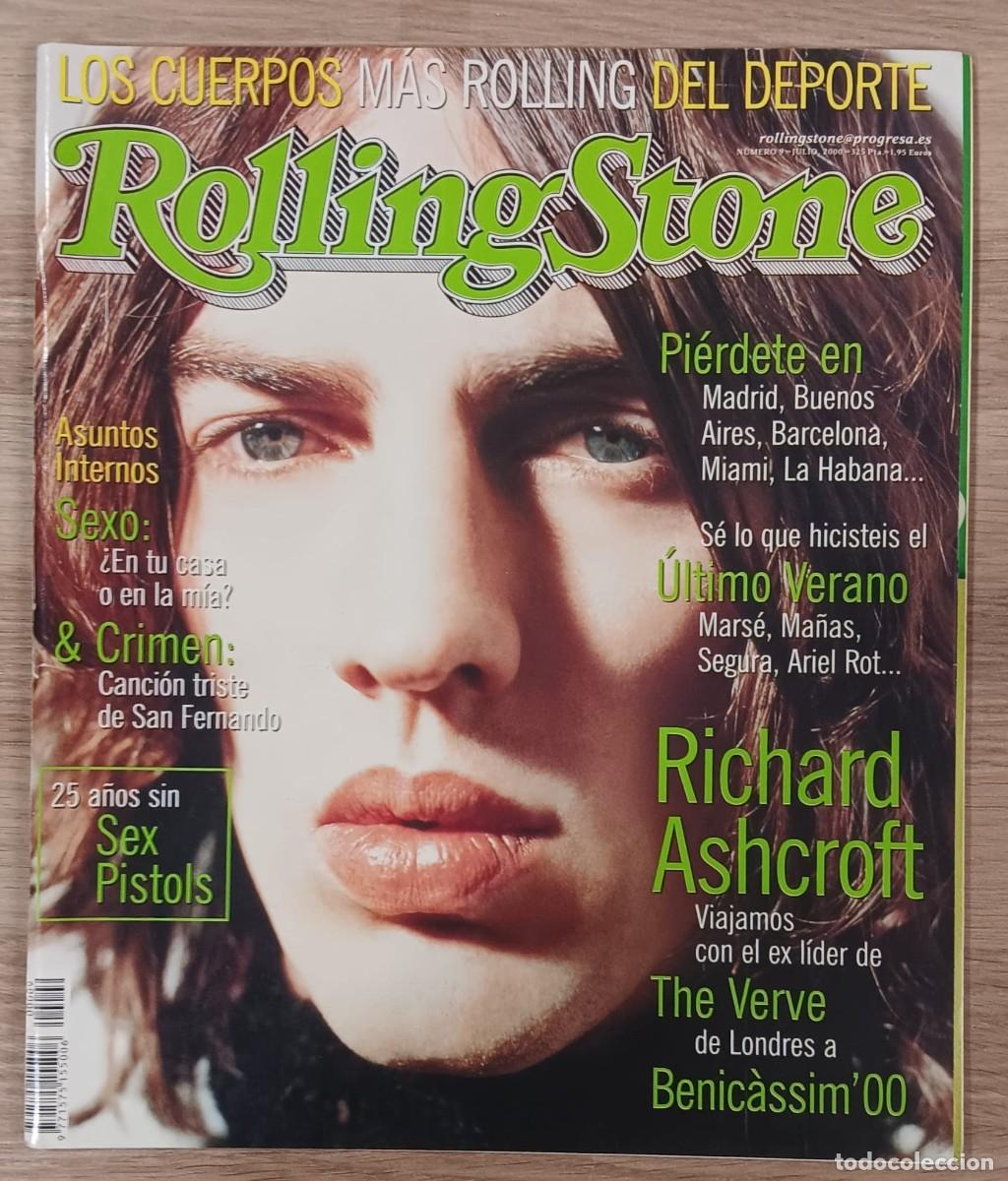 Revistas de m&uacute;sica: REVISTA ROLLING STONE NUMERO 9 RICHARD ASHCROFT THE VERVE SEX PISTOLS