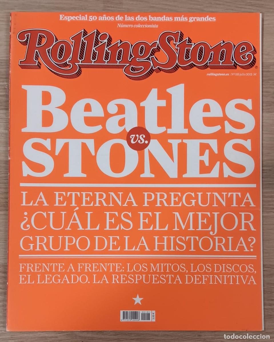 Revistas de m&uacute;sica: REVISTA ROLLING STONE NUMERO 153 COLECCIONSTA BEATLES VS STONES